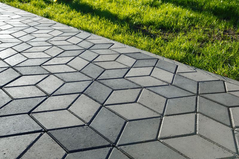 Patterned Paver Walkways